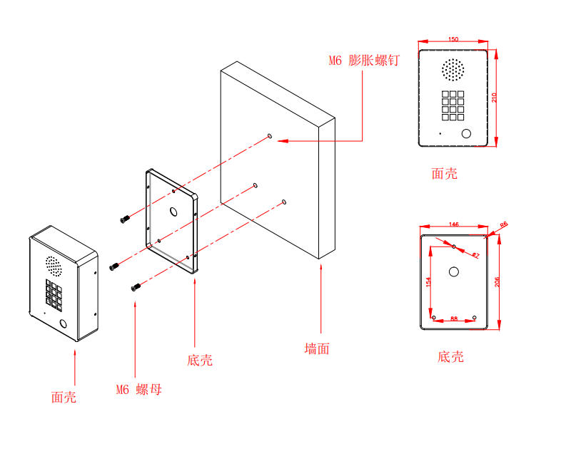 緊急對講（jiǎng）機包裝